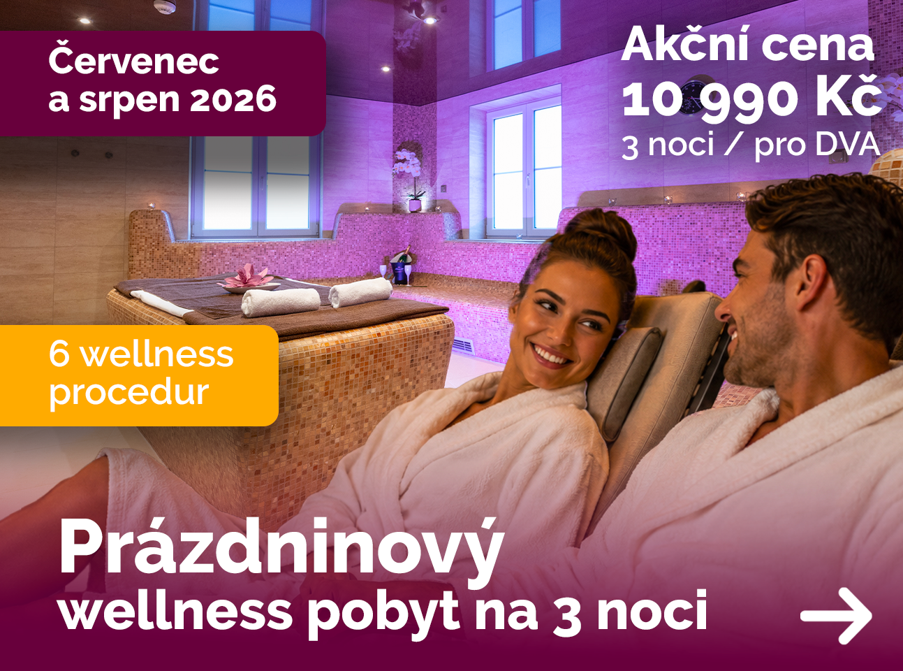 Wellness pobyty – akční nabídka